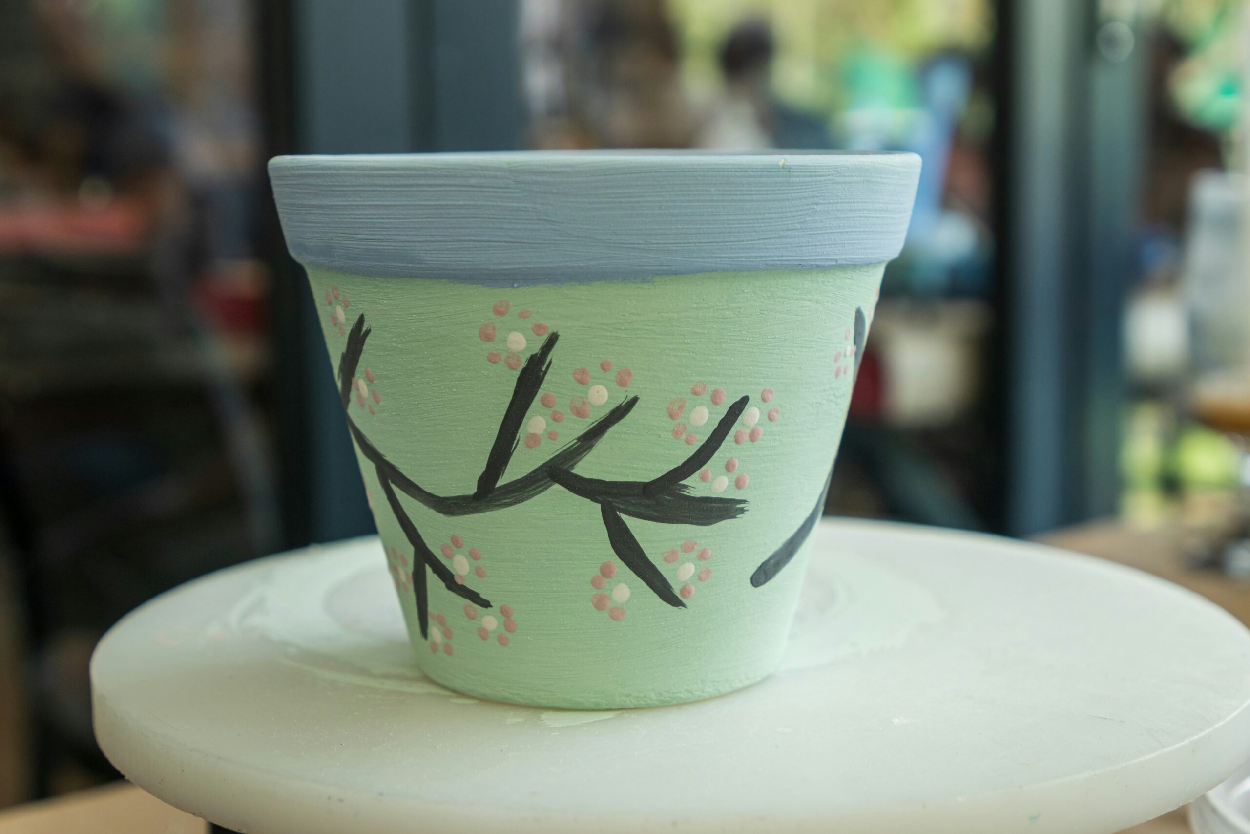 Clay Painting with Ash