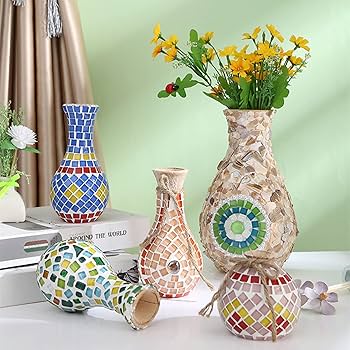 Mosaic Vase Making with Rosie
