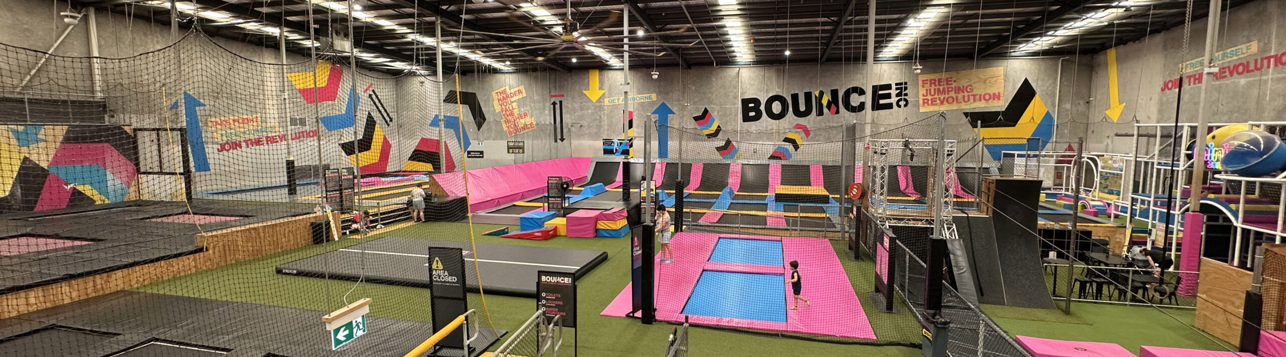 Bounce Trampoline Park with Rudy