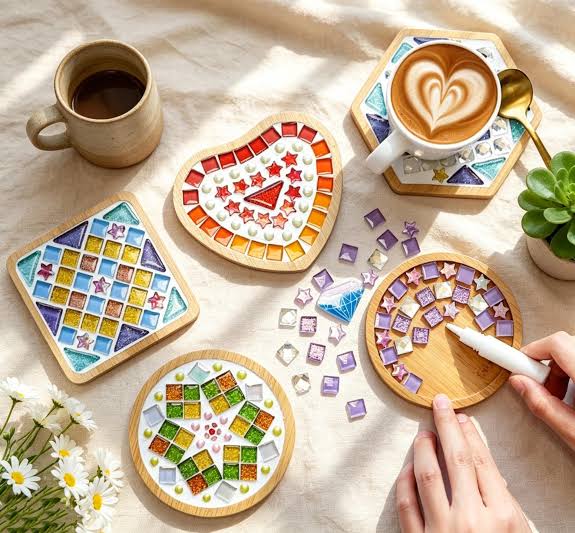 Drinks an Diamond Coasters with Rudy